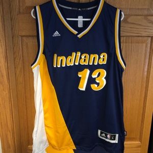 Paul George #13 Indiana Pacers throwback jersey